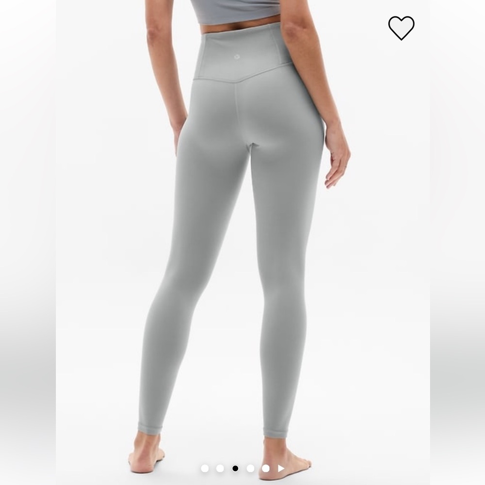 Athleta Ultra High Rise Elation Full Length Leggings Color Stone Gray - Picture 2 of 6
